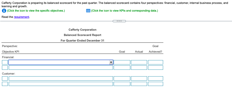 of core product line. 2. Increase plant safety. 3. Improve employee morale.