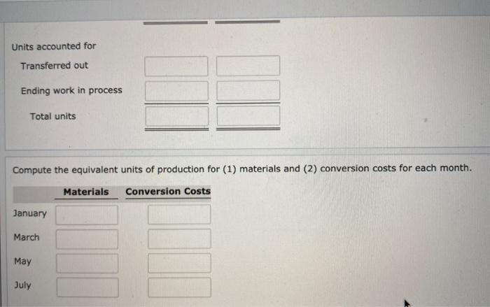 thumbs up. zoom in if needed In Shady Company, materials are entered