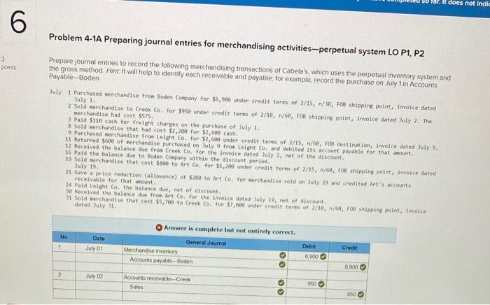 system LO P1, P2 3 Doints Prepare journal entries to record the