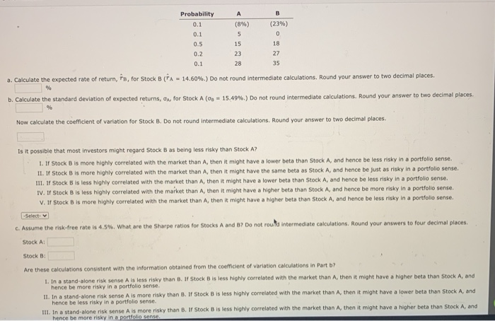  B Probability 0.1 0.1 0.5 (8%) 5 15 (23%) 0 18