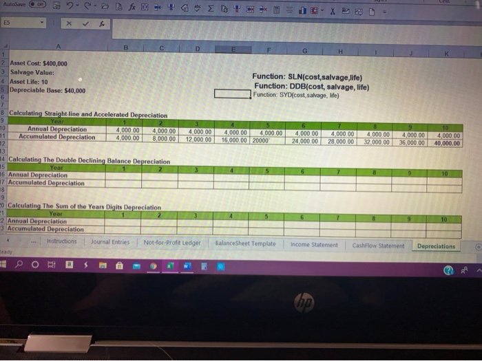 I need help with this question AutoSave * ES G H Function: