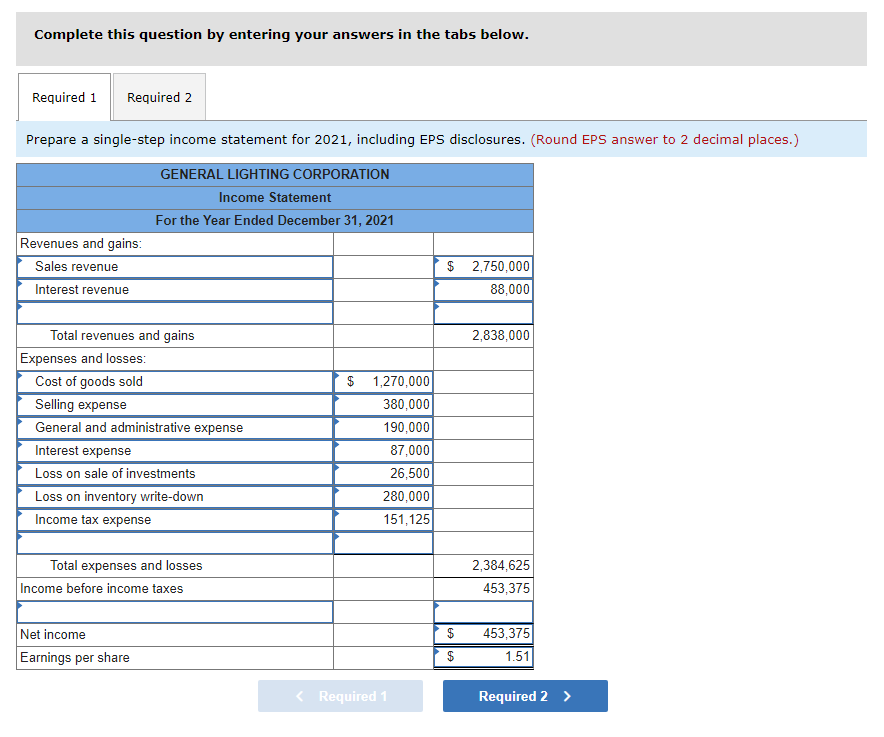 out with required two? Thank you in advance! Exercise 4-3 (Algo) Income