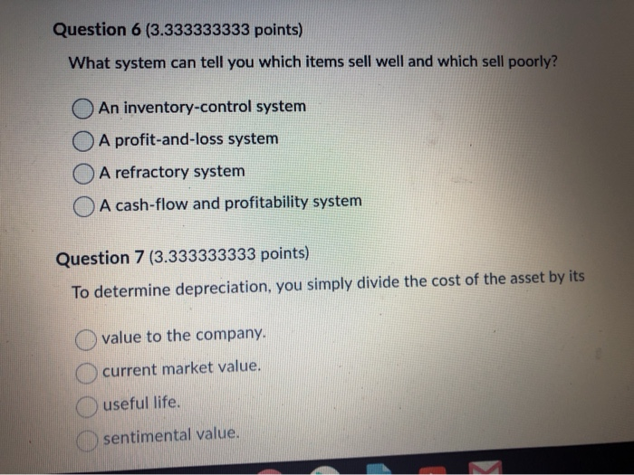 replaced. Question 3 (3.333333333 points) Startup costs aren't deductible in the year