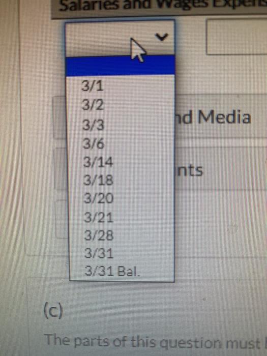 on March 1, 2022. During March, the following transactions were completed. Mar.