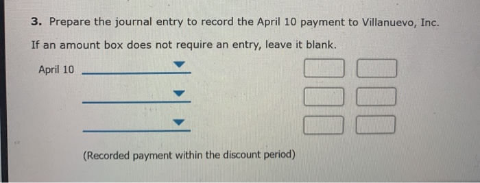 Corp. and Villanuevo, Inc., the following transactions occurred during the month of