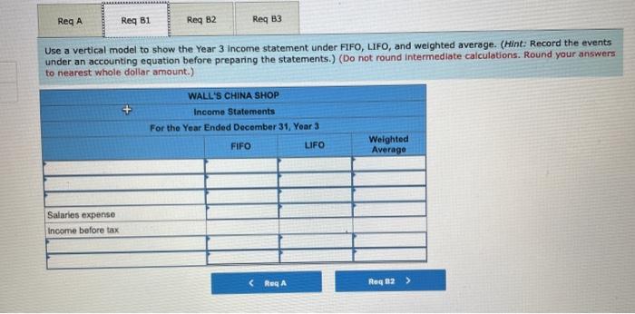 the following balances as of January 1, Year 3: Cash Beginning inventory