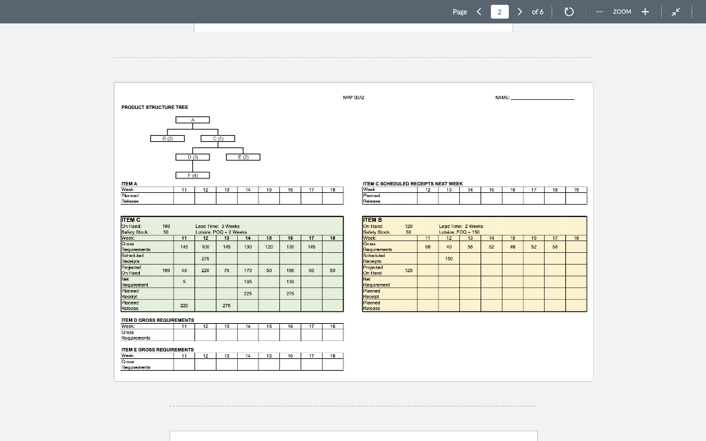  a. Based on the information provided, what will we be seeing