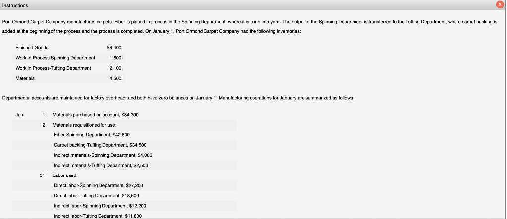 1. Journalize the entries to record the operations, using the dates