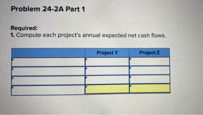 Analyzing and computing payback period, accounting rate of return, and net present