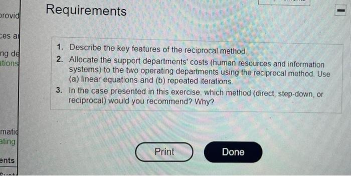 Check answer Dvere to search Read the requirements .. More info Each