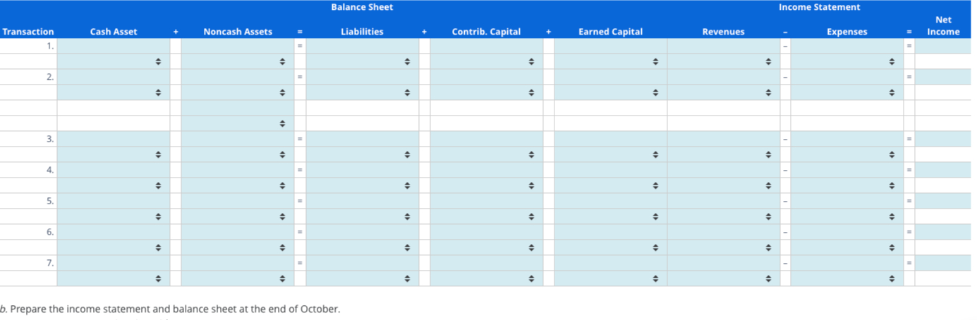  Analyzing Transactions Using the Financial Statement Effects Template Sefcik Company began