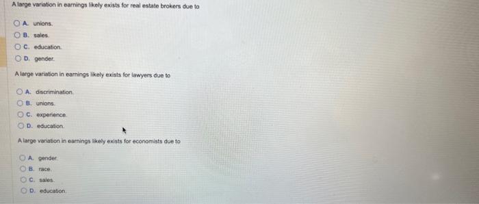 of Labor Statstics. There are wide dfferences in the median wages of