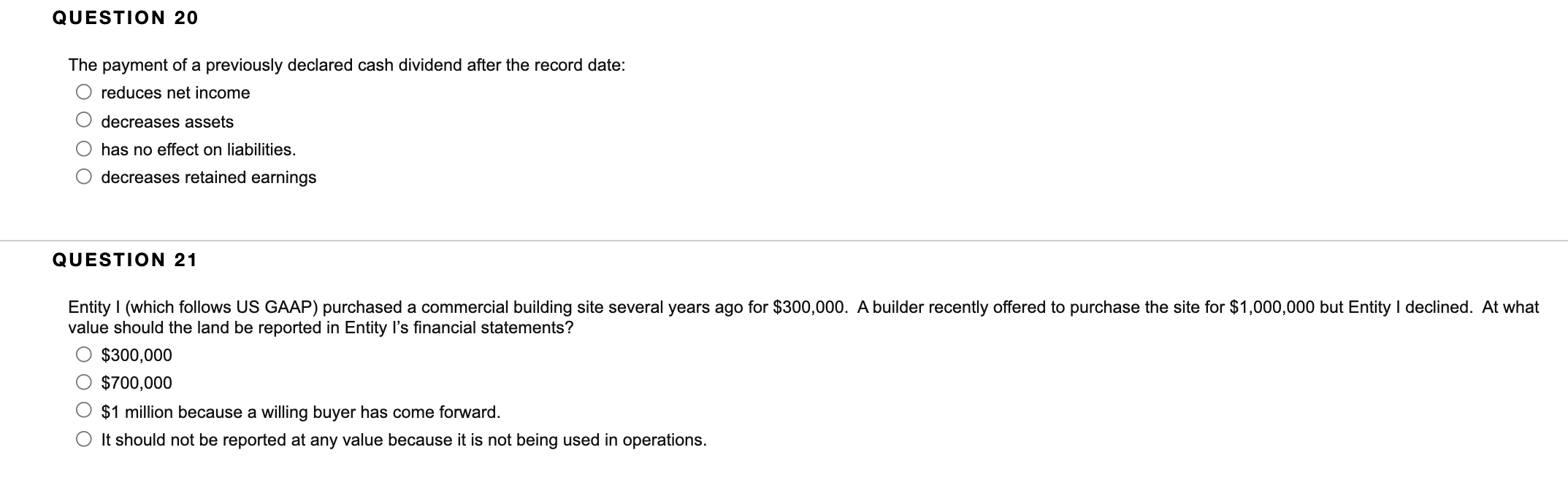 method for uncollectible accounts. When it later writes off an account, it