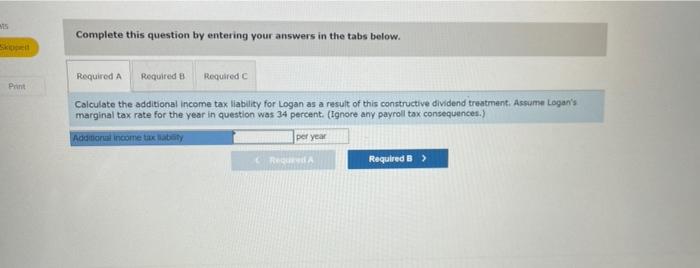 Learning Objective: 9-5 Define constructive dividend Graham is the sole shareholder of