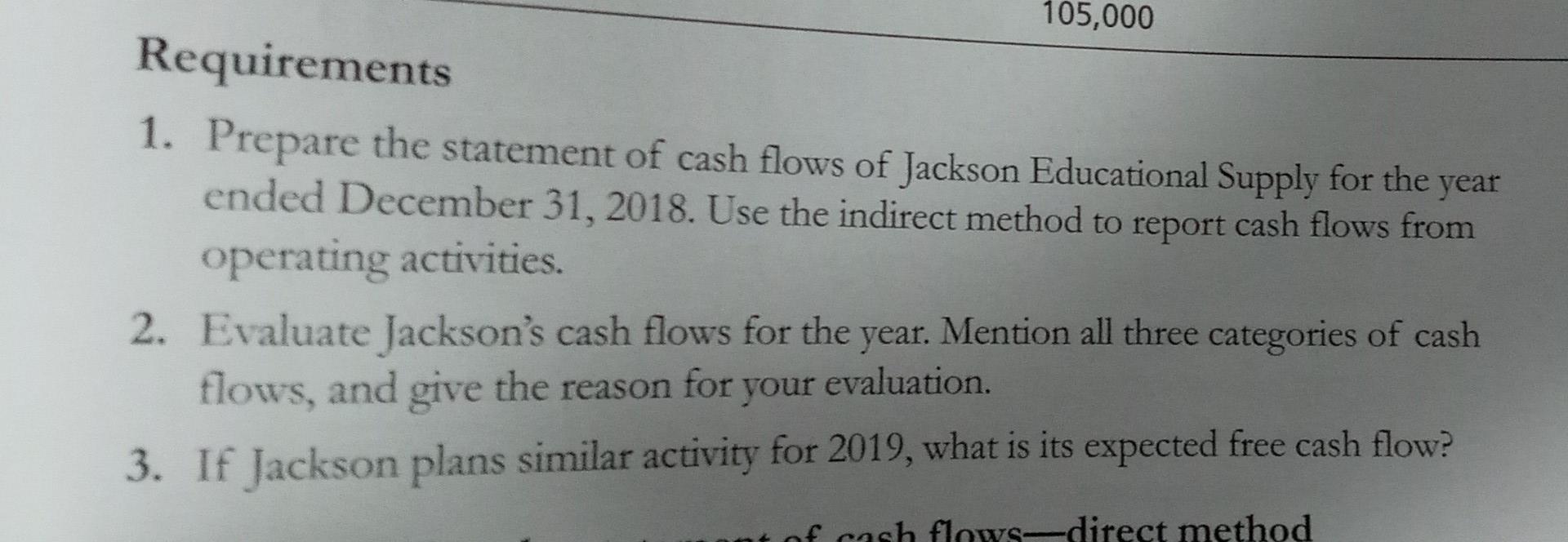 Statement of Cas cash flows, and measuring free cash flows Learning Objectives