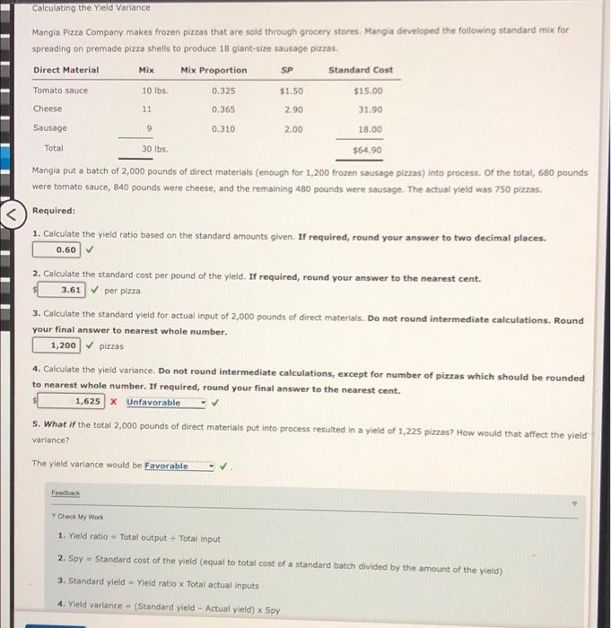 i need help with question 4 Mix SP 10 lbs Calculating the