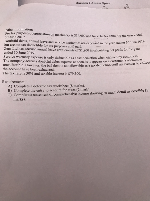 much detail as possible. my answer to A my answer to B