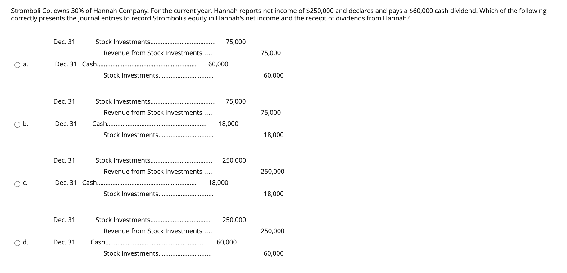 trouble with this four part problem on accounting. If anyone get help