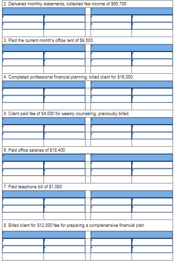 and expenses. LO 3-2, 3-4 The following occurred during June at Brown