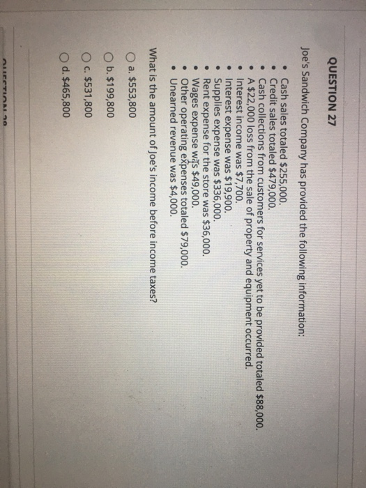 liabilities of $50,000. During 2019 Grande made sales of $60,000 (half for