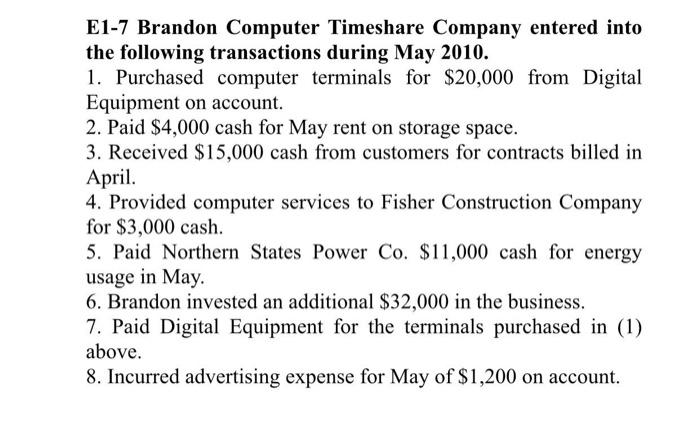 of accounts includes the following selected accounts. 101 Cash 401 Sales 112