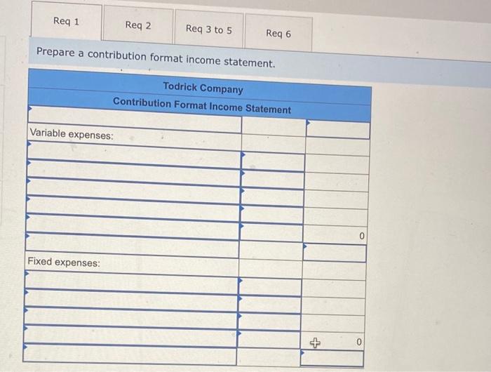 Company is a merchandiser that reported the following information based on 1,000