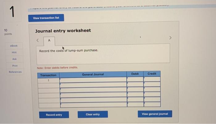 points Rodriguez Company pays $342.225 for real estate with lond, land improvements,