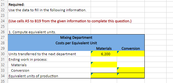refer to data from another cell in the worksheet. If you entered