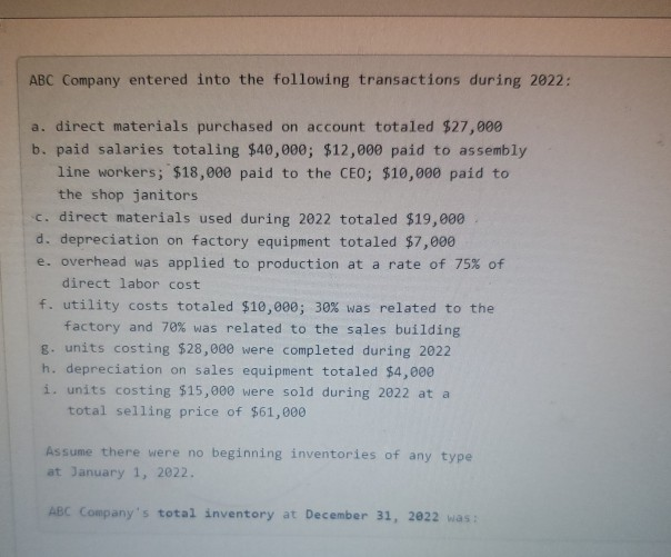  what is the answer? please label it as answe=?? ABC Company