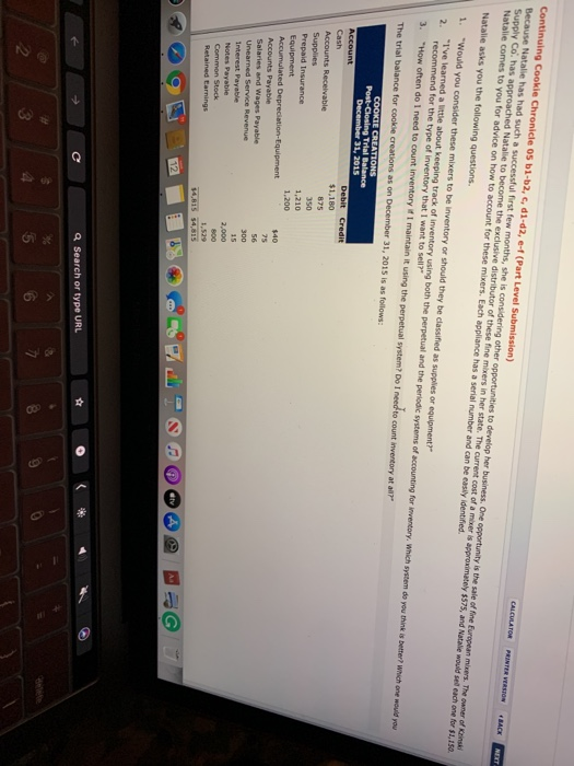 sell each one for $1,150 Natalie comes to you for advice on