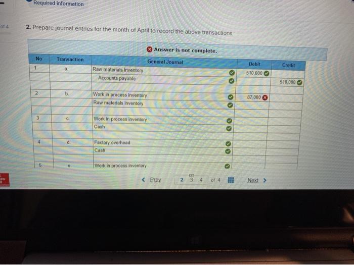 2 decimals) Total Costs to Account for: Direct materials - Current period