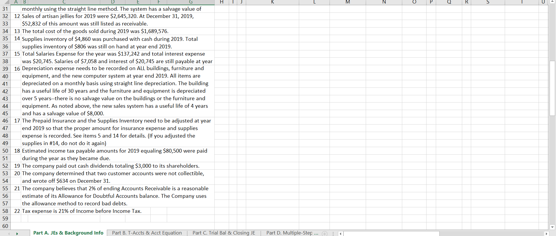 4 Credit Debit 28,250 28,250 AB E F HT Solution: 5 Part