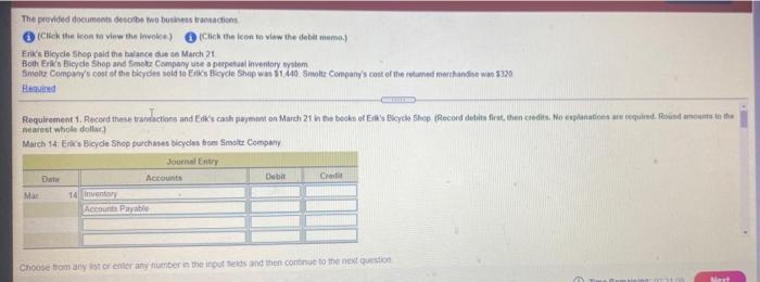  The provided documents describe to be transactions Click the con ta