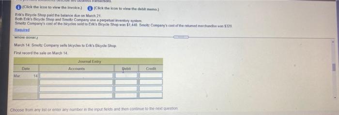 Smote Company is perpetual Inventory system smotor Company's cost of this blydes