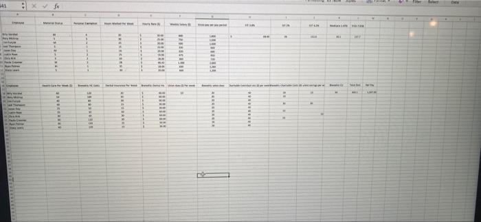  this is a payroll assigmmet there is not additional information i