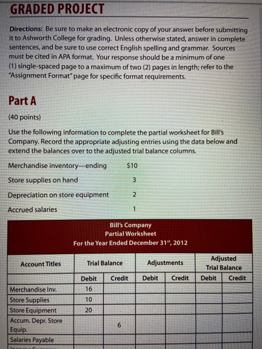 to make an electronic copy of your answer before submitting it to