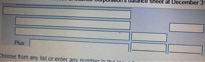 selected accounts in its general ledger.) epare the liabilities section of Mitchell