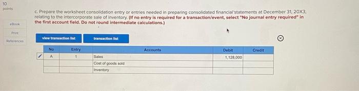 Corporation owns 60 percent of Schedule Company's voting shares. During 20x3, Planner