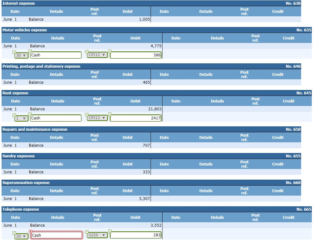 Terms Post ref. 5/10, N30 201-2 N30 201-1 N30 2 01-4 N30201-3