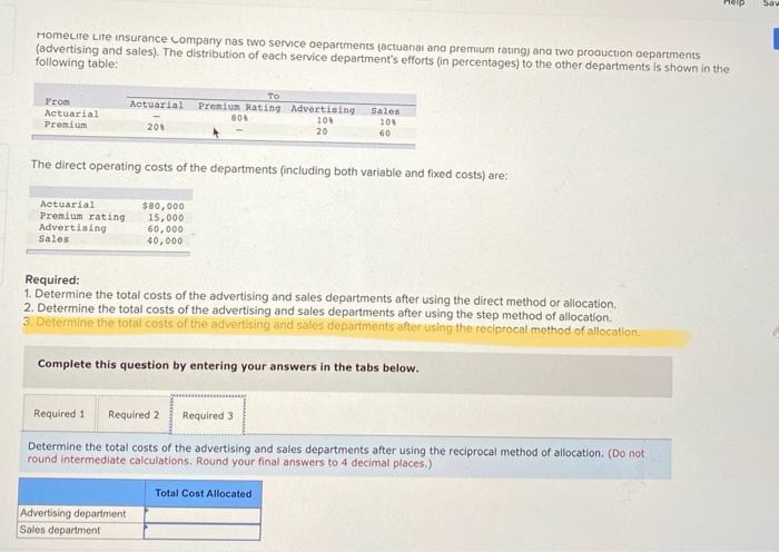 Hi, please answer only required 3. please show step by step solution.