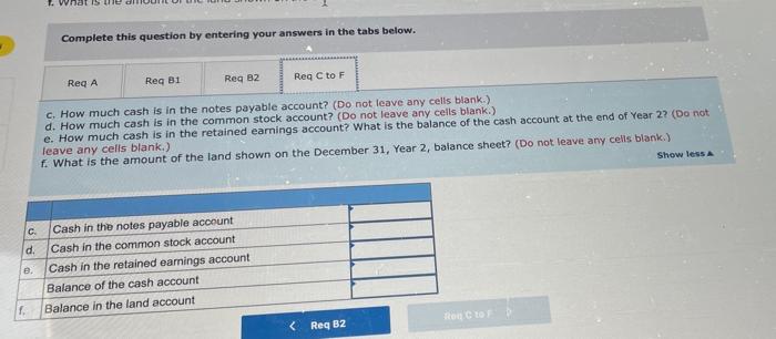 are shown in the following accounting equation BETTER CORP. Accounting Equation Year