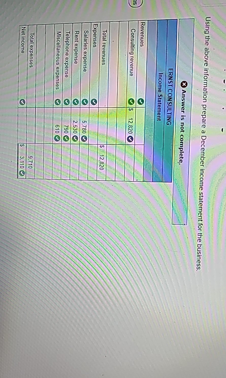 information for the Exercises below. (Algo) [The following information applies to the