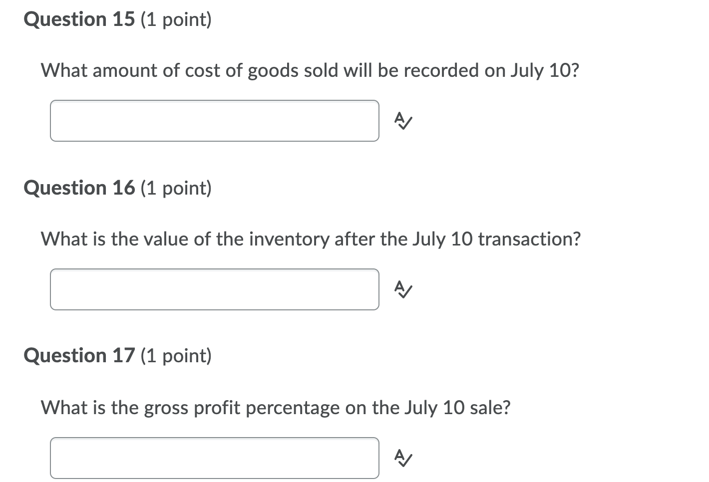 questions are worth 1 mark unless indicated otherwise. Dundas Wholesale Inc. had