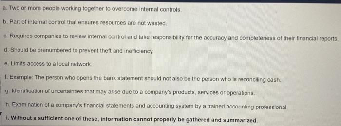 5 v o o C Encryption Environment Information system 7 Separation of