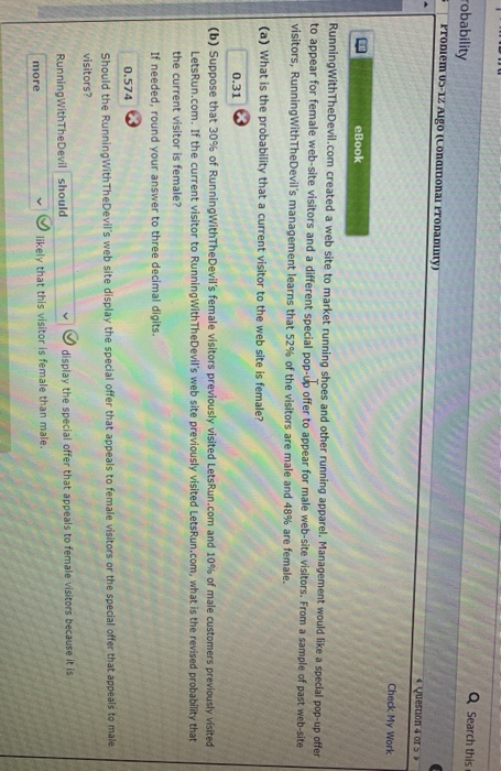  Q Search this robability Propiem US-12 Algo (Conditional irodabuty) question 4