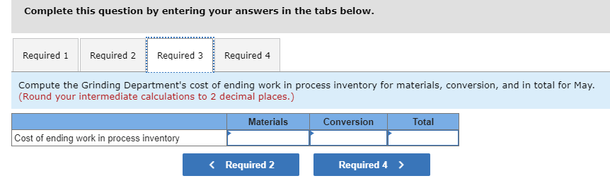 through three processing departmentsGrinding, Mixing, and Cooking. All raw materials are introduced