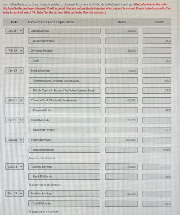 you. On January 1, 2022 Ayayai Corp. had these stockholders' equity accounts.