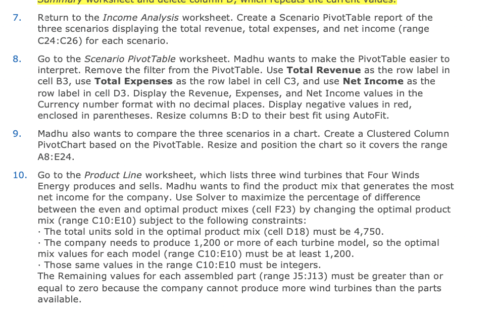 Please start with #7. Every time I do it, it comes out