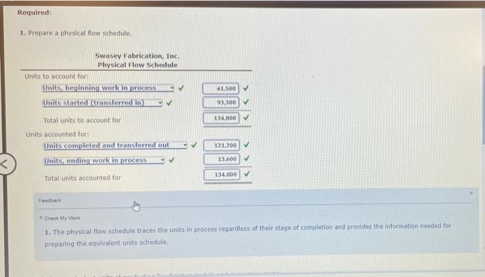 ABC Swasey Fabrication, Inc., manufactures frames for bicycles. Each frame passes through