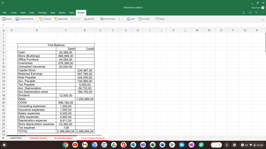  1. Prepare closing entries in general journal format. 2. Prepare an